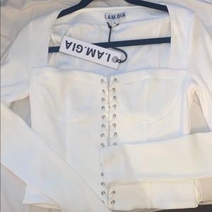 I.AM.GIA corset top
